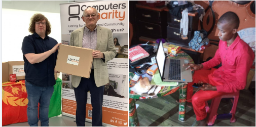 Donate Laptops for education charity
